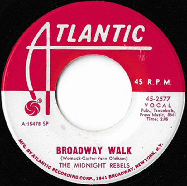 The Midnight Rebels : Don't Make Me Over (7", Single, Promo, SP)