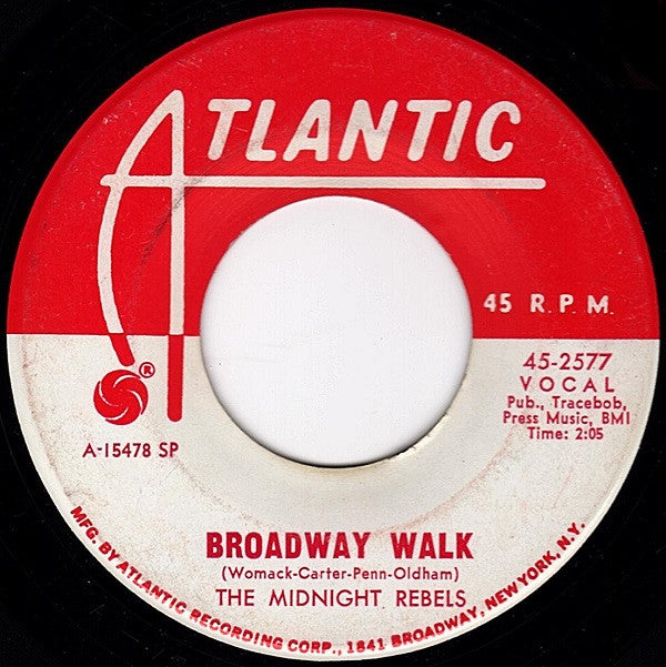 The Midnight Rebels : Don't Make Me Over (7", Single, Promo, SP)