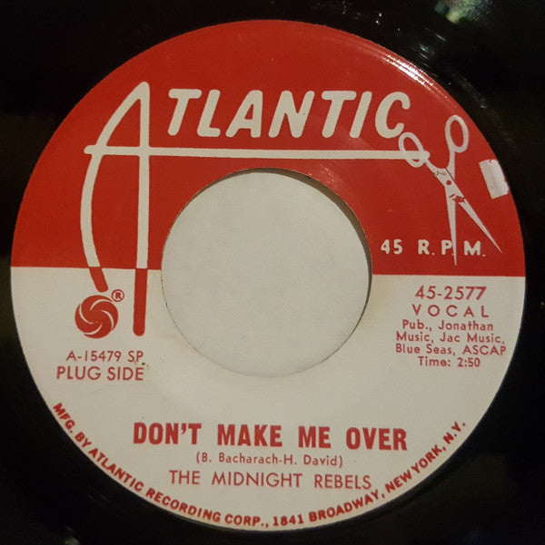 The Midnight Rebels : Don't Make Me Over (7", Single, Promo, SP)