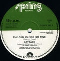 The Fatback Band : The Girl Is Fine (So Fine) (12")