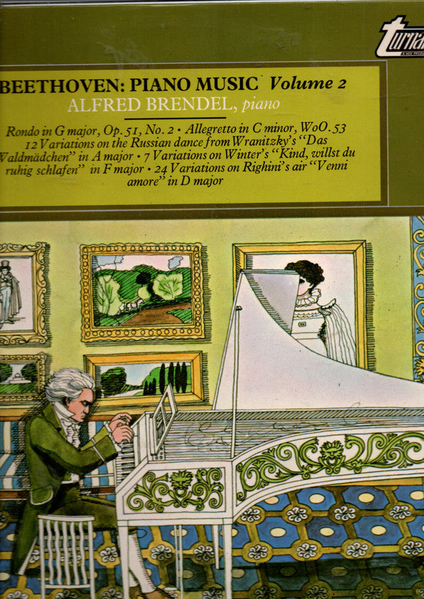 Ludwig van Beethoven, Alfred Brendel : Piano Music Volume 2 (LP, RE)