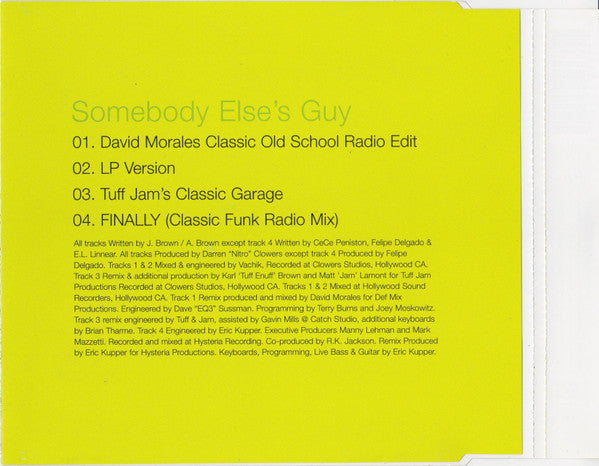 Ce Ce Peniston : Somebody Else's Guy (CD, Single)