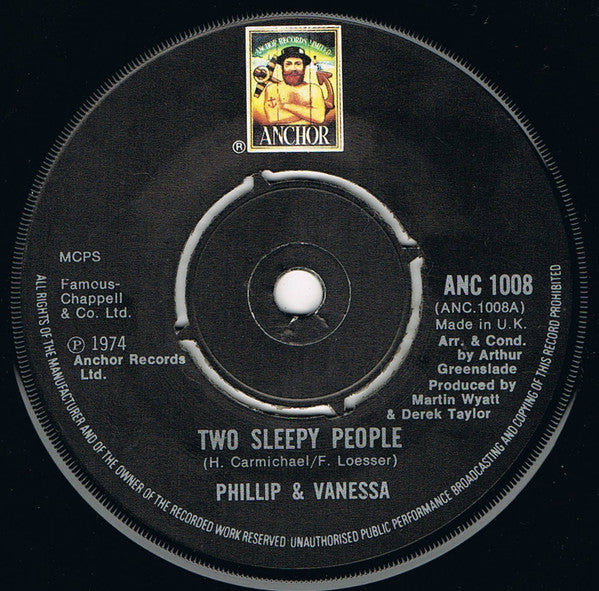 Phillip & Vanessa* : Two Sleepy People  (7", Single)