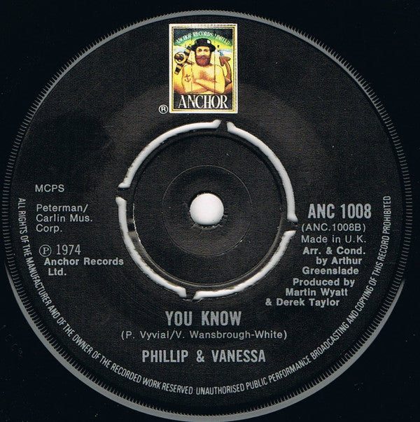 Phillip & Vanessa* : Two Sleepy People  (7", Single)