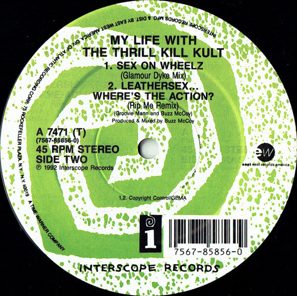 My Life With The Thrill Kill Kult : Sex On Wheelz (12")