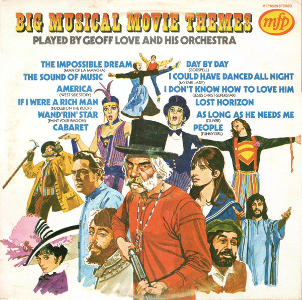 Geoff Love & His Orchestra : Big Musical Movie Themes (LP)