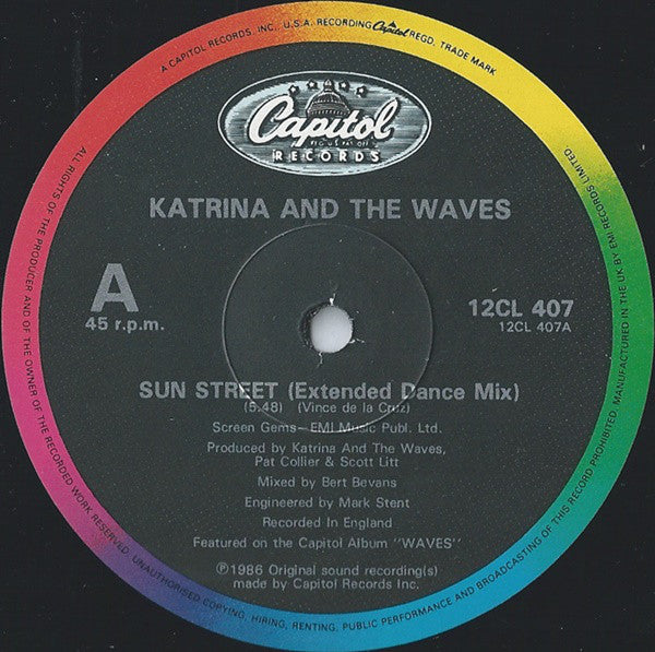Katrina And The Waves : Sun Street (12")