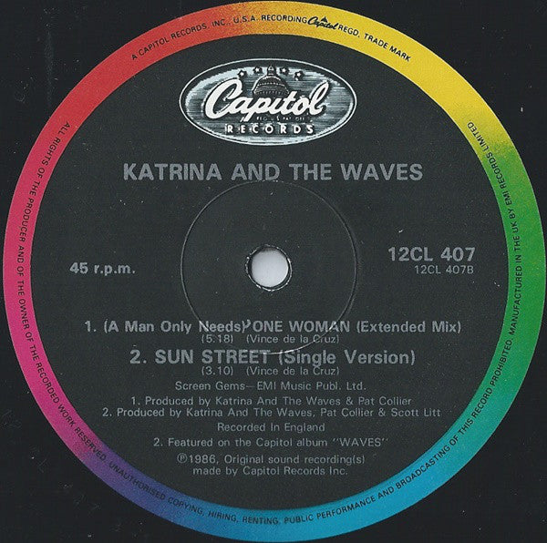 Katrina And The Waves : Sun Street (12")