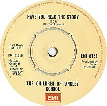 The Children Of Tansley School : My Mum Is One In A Million (7")