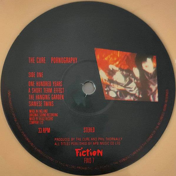 The Cure : Pornography (LP, Album, Ltd, RE, Unofficial, Pea)