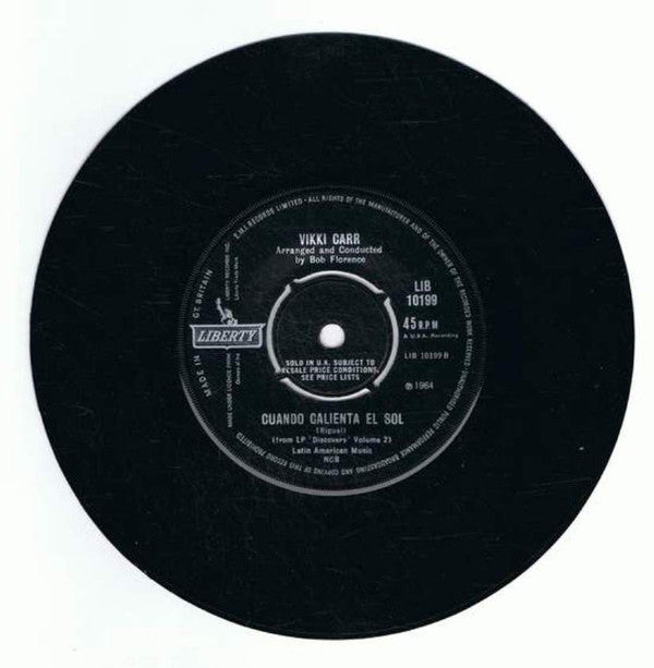 Vikki Carr : There Goes My Heart / Cuando Calienta El Sol (7")