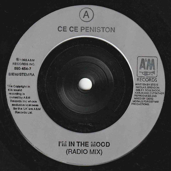 Ce Ce Peniston : I'm In The Mood (7")