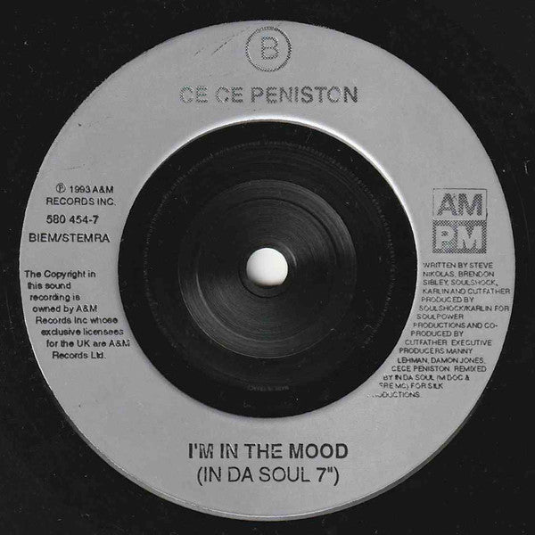 Ce Ce Peniston : I'm In The Mood (7")