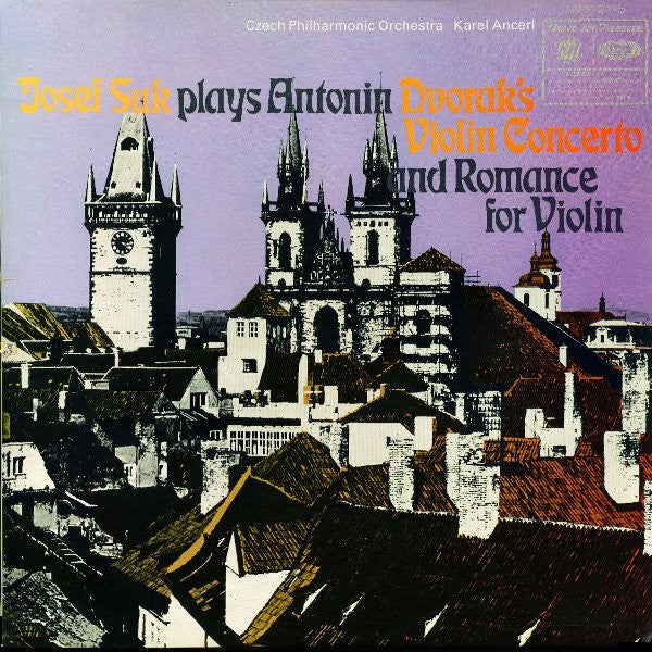 Josef Suk Plays Antonín Dvořák : Violin Concerto And Romance For Violin (LP)