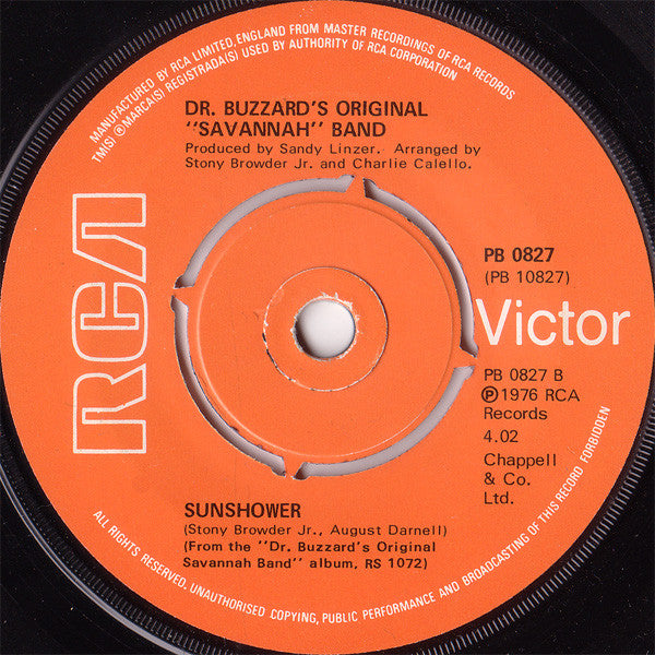 Dr. Buzzard's Original Savannah Band : Whispering / Cherchez La Femme / Se Si Bon (7")