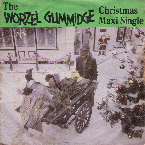 Jon Pertwee As Worzel Gummidge With Una Stubbs, Geoffrey Bayldon And Bill Maynard : The Worzel Gummidge Christmas Maxi Single (7", Maxi)