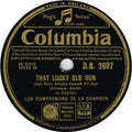 Les Compagnons De La Chanson : That Lucky Old Sun / The Three Bells (Shellac, 10", RP, DTP)