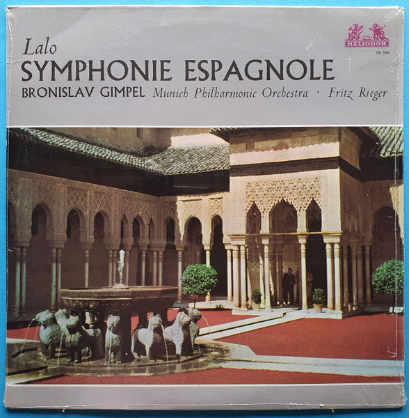 Lalo*, Bronislav Gimpel*, Munich Philharmonic*, Fritz Rieger : Symphonie Espagnole (LP, RE, RM)