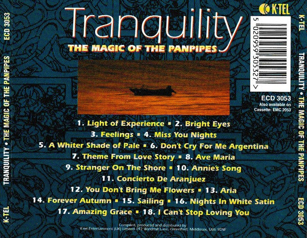 Pierre Belmonde : Tranquility - The Magic Of The Panpipes (CD, Comp)