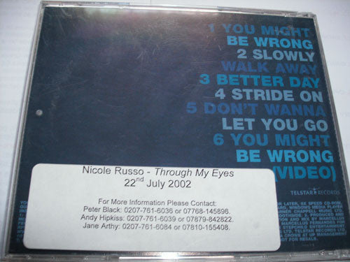 Nicole Russo : Through My Eyes (Album Sampler) (CD, Enh, Promo, Smplr)