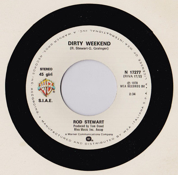 Rod Stewart : Da "Ya" Think I'm Sexy? (7", Single)