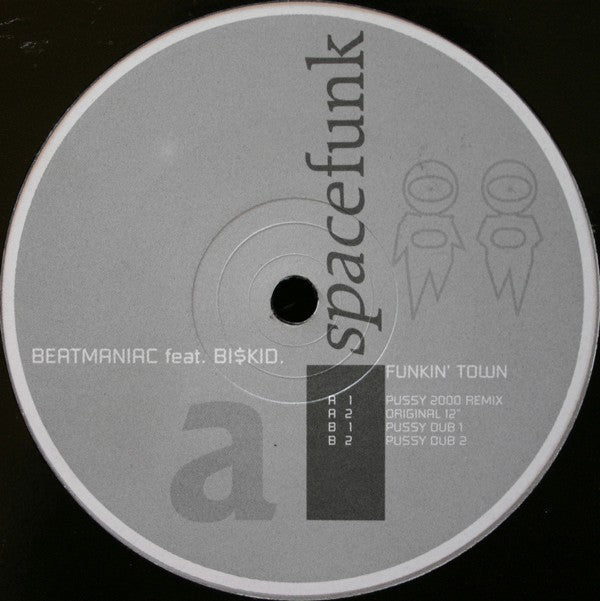 The Beatmaniac : Funkin' Town (12", Promo)