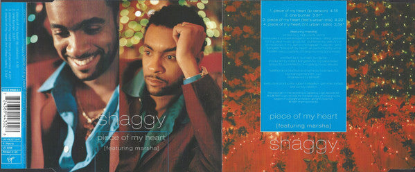 Shaggy featuring Marsha (3) : Piece Of My Heart (CD, Maxi)
