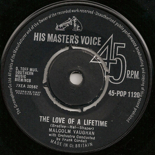 Malcolm Vaughan : This Side Of Heaven (7")