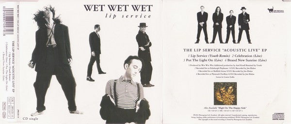 Wet Wet Wet : The Lip Service "Acoustic Live" EP (CD, EP)