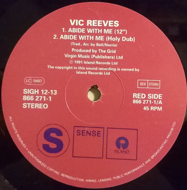 Vic Reeves : Abide With Me (12", Single)