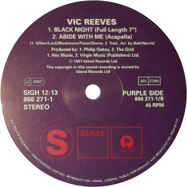 Vic Reeves : Abide With Me (12", Single)