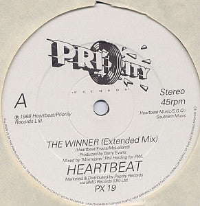Heartbeat (3) : The Winner (12")