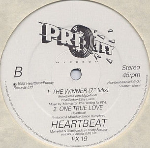 Heartbeat (3) : The Winner (12")