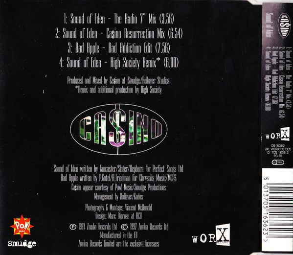 Ca$ino : Sound Of Eden (CD, Single)