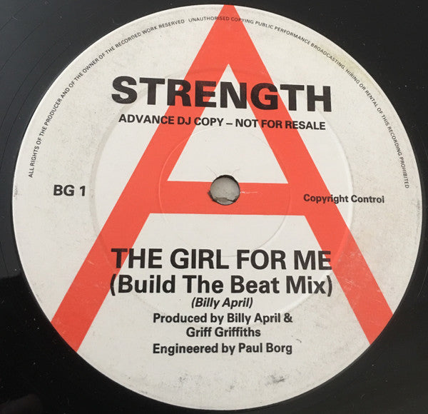Strength (3) : The Girl For Me (12", Promo)