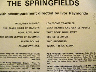 The Springfields : The Springfields Sing Again (LP, Album, Mono, RE)