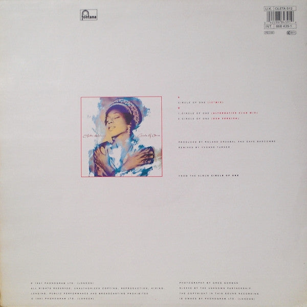 Oleta Adams : Circle Of One (12")