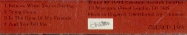 Sugar (5) : Believe What You're Saying (CD, Promo)