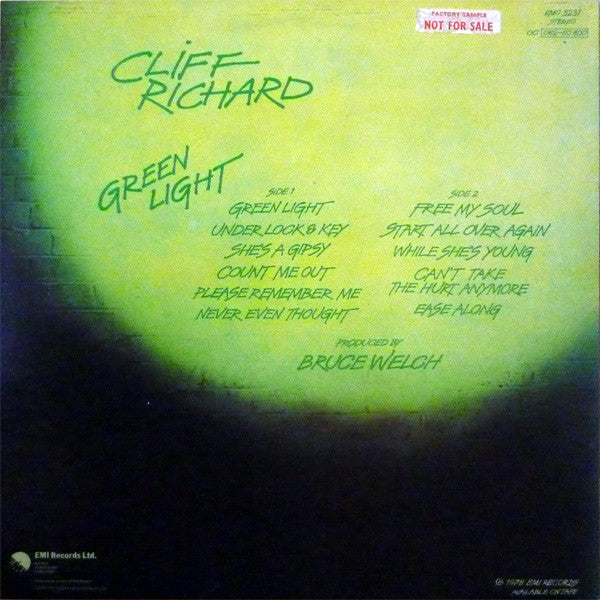 Cliff Richard : Green Light (LP, Album)