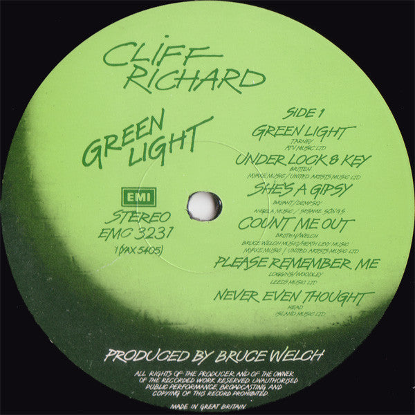 Cliff Richard : Green Light (LP, Album)