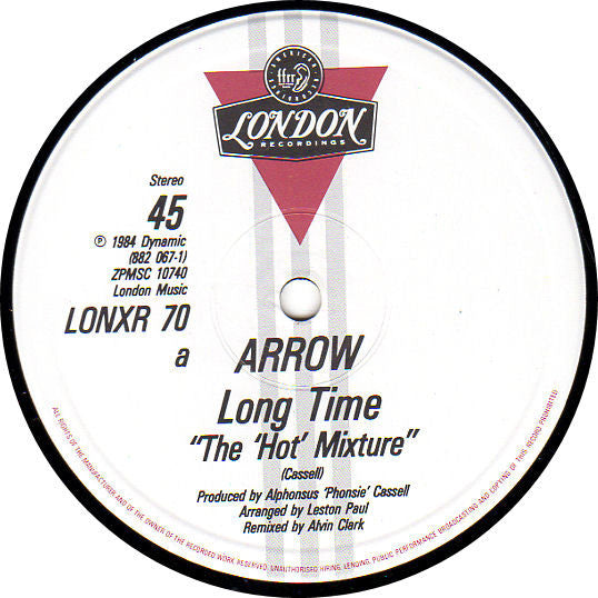 Arrow (2) : Long Time (The 'Hot' Mixture) (12")