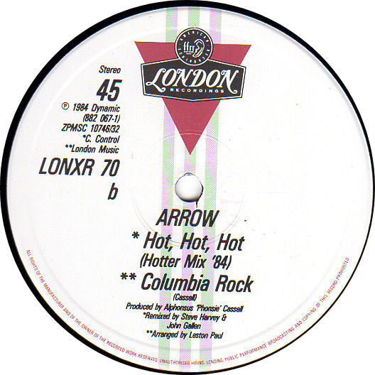 Arrow (2) : Long Time (The 'Hot' Mixture) (12")