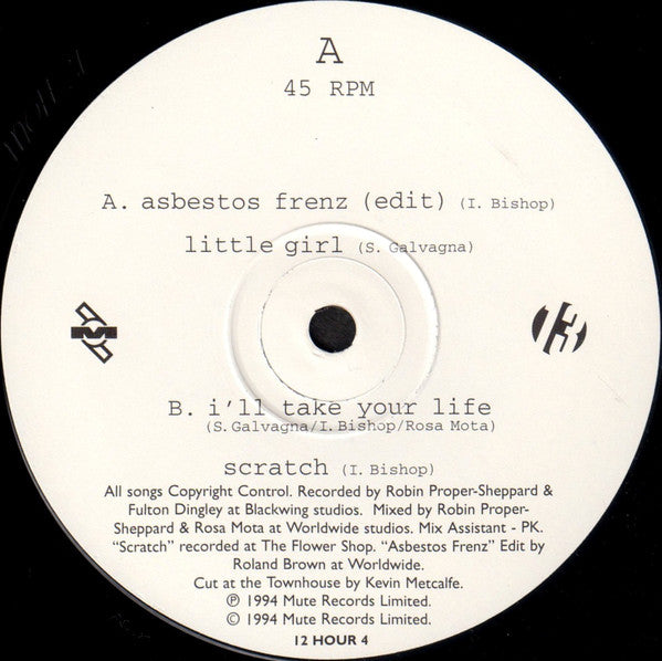Rosa Mota : Asbestos Frenzy EP (12", EP)