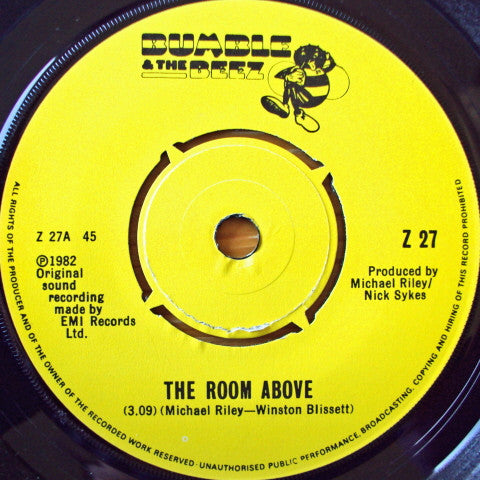 Bumble & The Beez : The Room Above (7", Pus)