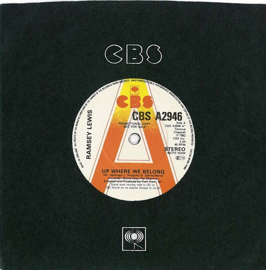 Ramsey Lewis : Up Where We Belong (7", Single, Promo)