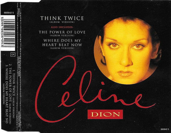 Céline Dion : Think Twice (CD, Single)