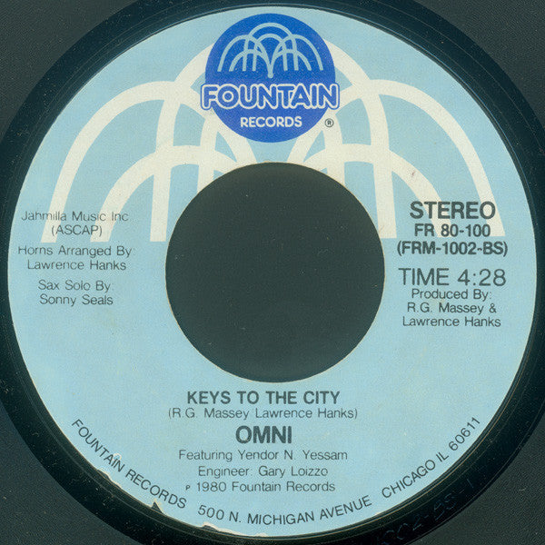 Omni (2) Featuring Yendor Yessam : Don't Be Selfish / Keys To The City (7")