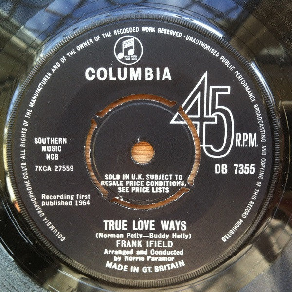 Frank Ifield : Summer Is Over (7", Single)