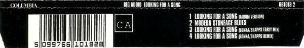 Big Audio : Looking For A Song (CD, Single)