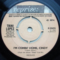 Trini Lopez : I'm Comin' Home, Cindy (7")